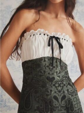 Urban Outfitters Kimchi Blue paisley Strapless Romper